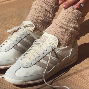 New adidas SL 72 OG original white wonder taupe retro sneakers